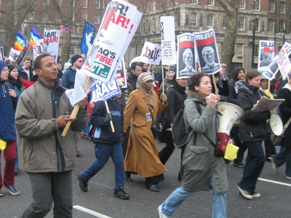 Demonstration Marches from Hyde Park to TRafalgar Square