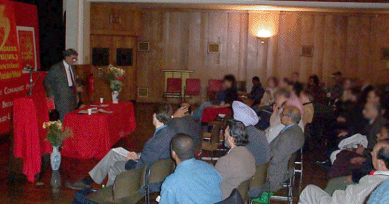 View of the Meeting to Release the Political Report
