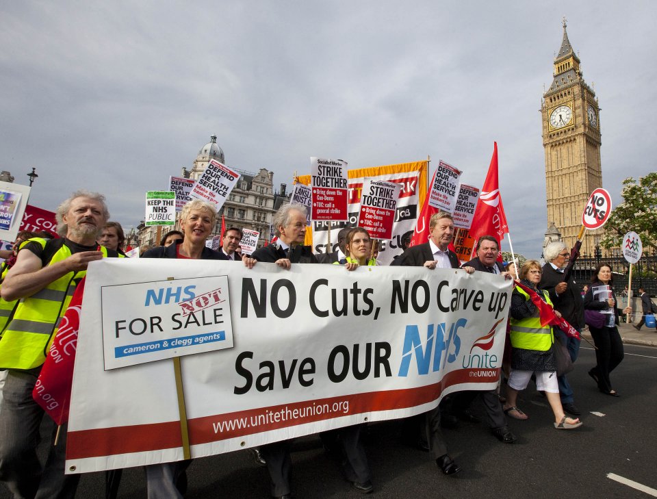 Unite NHS March July 5th